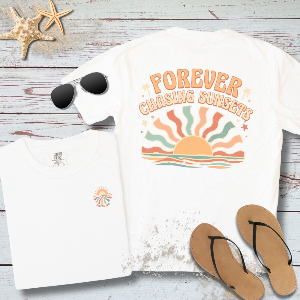 FOREVER CHASING SUNSETS TEE