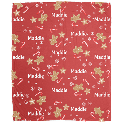 Christmas| Personalized Christmas Name Blanket