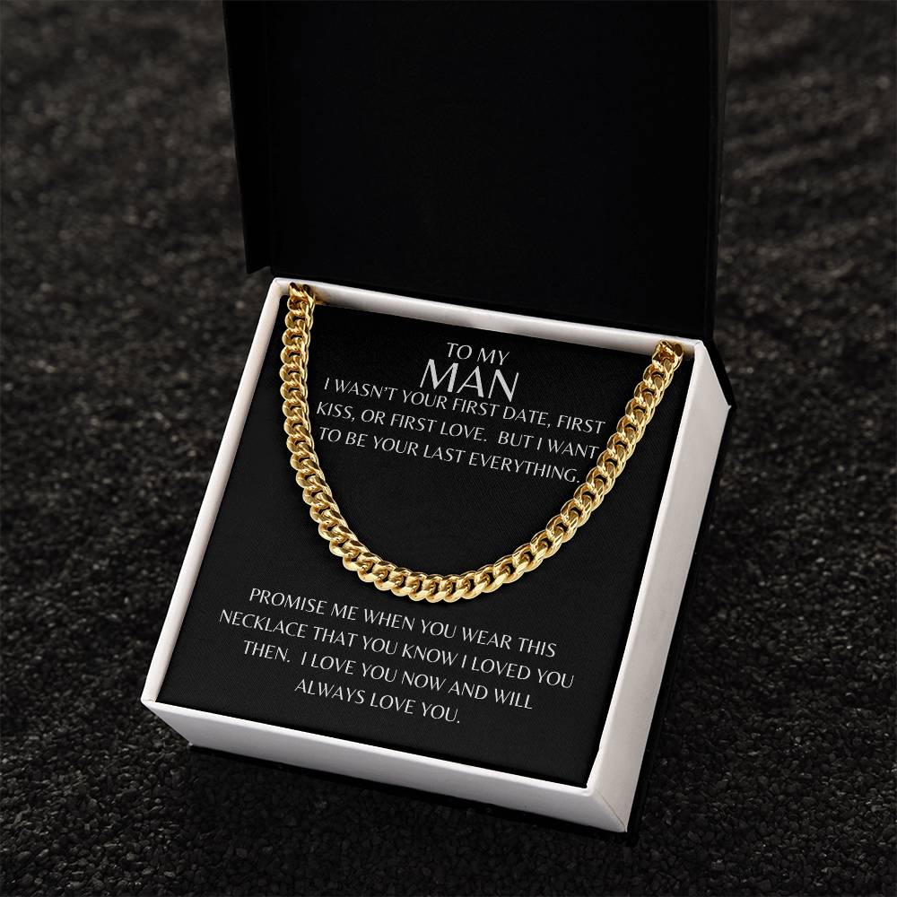 Get trendy with To My Man Cuban Chain Link - Jewelry available at Good Gift Company. Grab yours for $59.95 today!