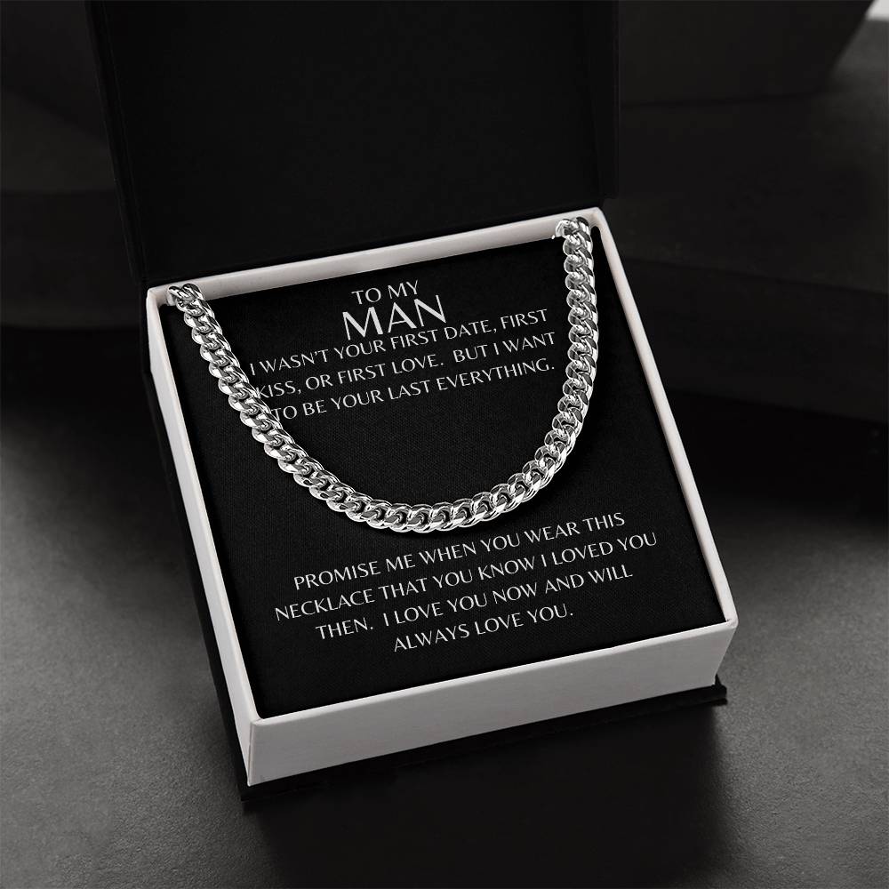 Get trendy with To My Man Cuban Chain Link - Jewelry available at Good Gift Company. Grab yours for $59.95 today!