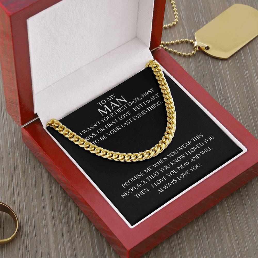 Get trendy with To My Man Cuban Chain Link - Jewelry available at Good Gift Company. Grab yours for $59.95 today!