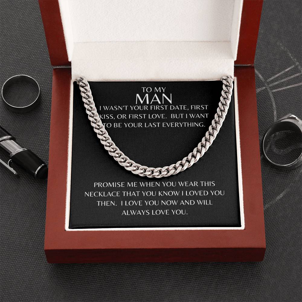 Get trendy with To My Man Cuban Chain Link - Jewelry available at Good Gift Company. Grab yours for $59.95 today!