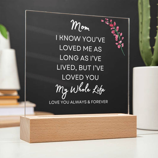 Get trendy with Sweet Gift for Mom(White Text w/ Pink Flower) - Jewelry available at Good Gift Company. Grab yours for $39.95 today!