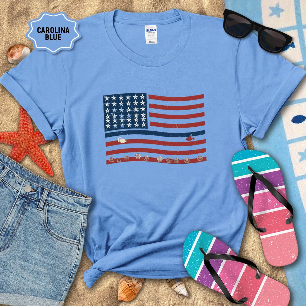 STAR SPANGLED SHORE TEE