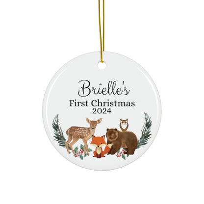 Christmas| Personalized Baby's First Christmas Ornament