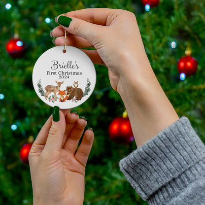 Christmas| Personalized Baby's First Christmas Ornament