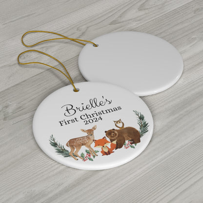 Christmas| Personalized Baby's First Christmas Ornament