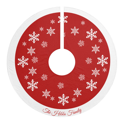 Christmas| Personalized Fleece Christmas Tree Skirt