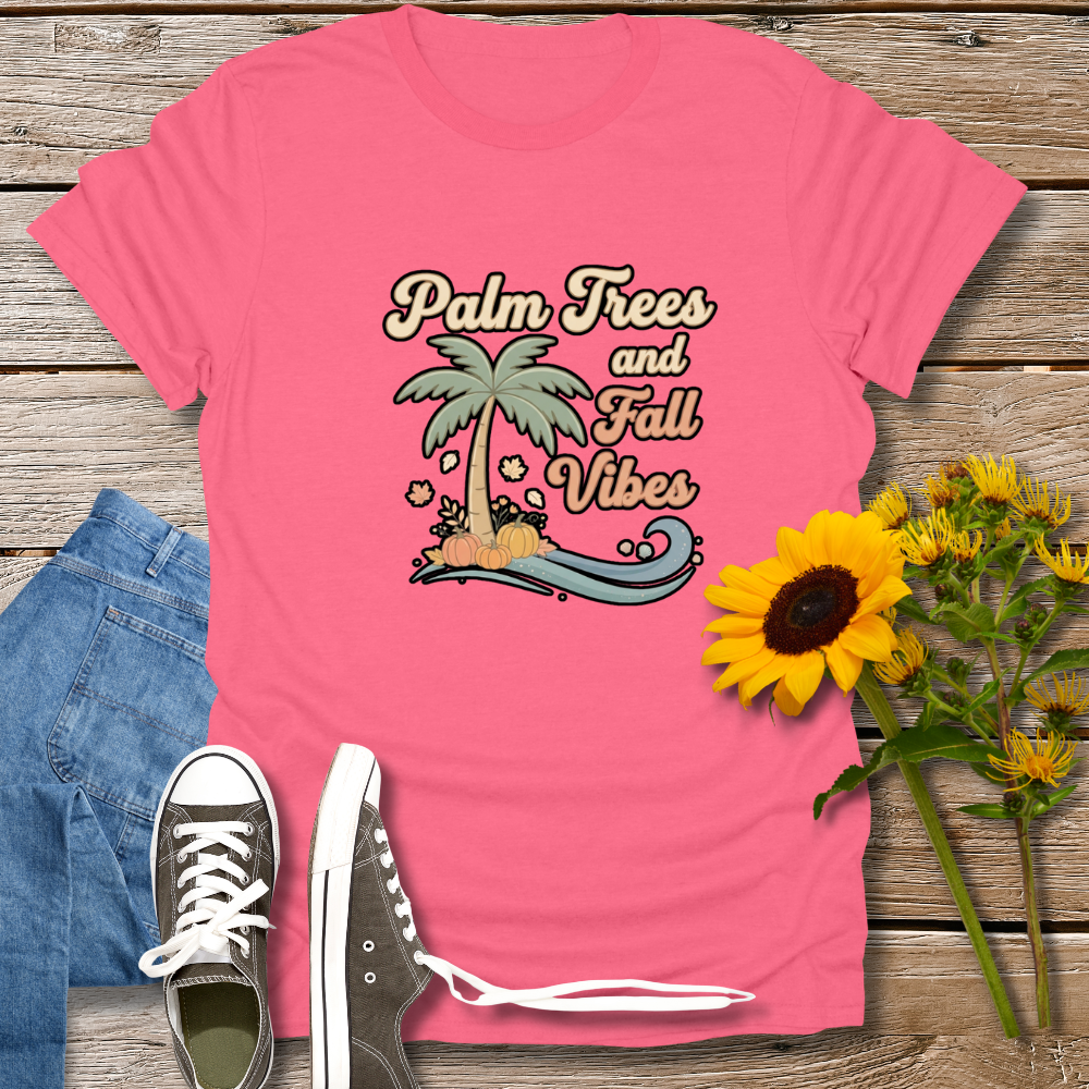 PALM TREES & FALL VIBES TEE