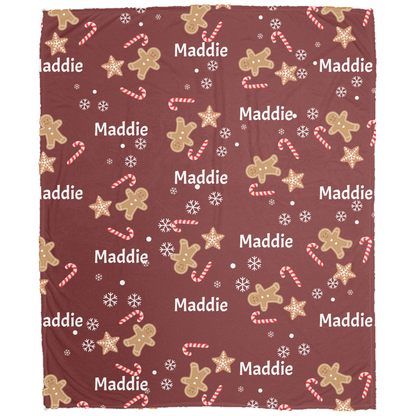 Christmas| Personalized Christmas Name Blanket