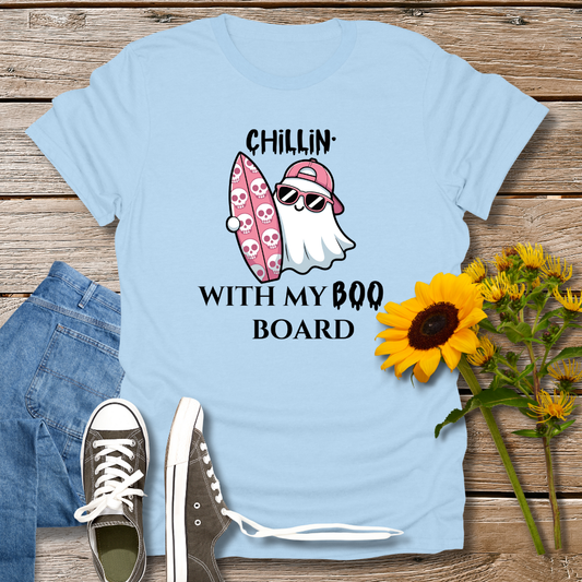 CHILLIN" BOO BOARD TEE