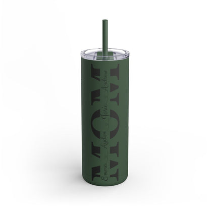 Custom MOM 20oz Tumbler with Kids’ Names – Matte Finish