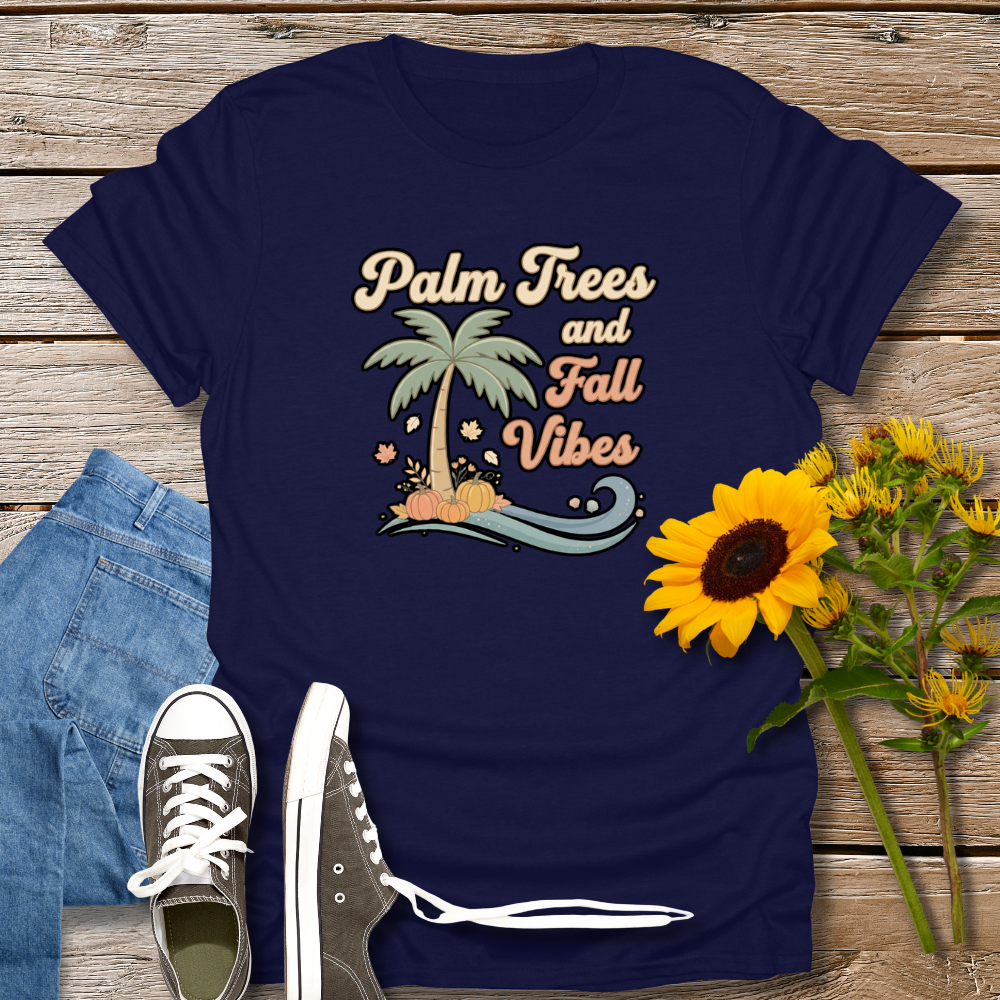 PALM TREES & FALL VIBES TEE
