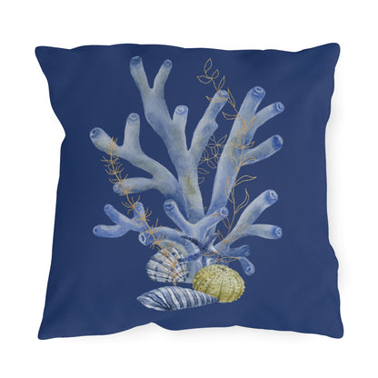 Coastal Outdoor Throw Pillow Collection – Beach House Patio Decor