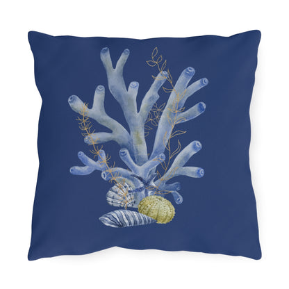 Coastal Outdoor Throw Pillow Collection – Beach House Patio Decor