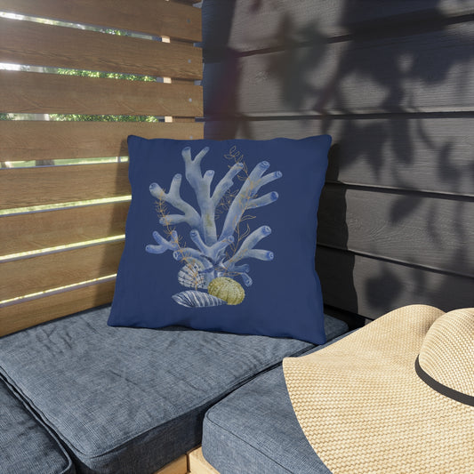Coastal Outdoor Throw Pillow Collection – Beach House Patio Decor