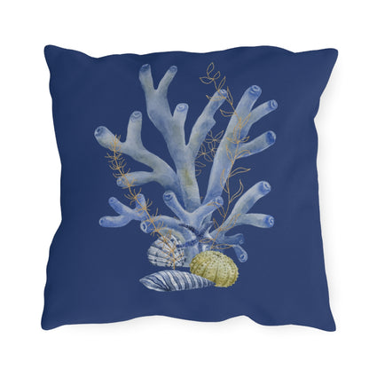 Coastal Outdoor Throw Pillow Collection – Beach House Patio Decor
