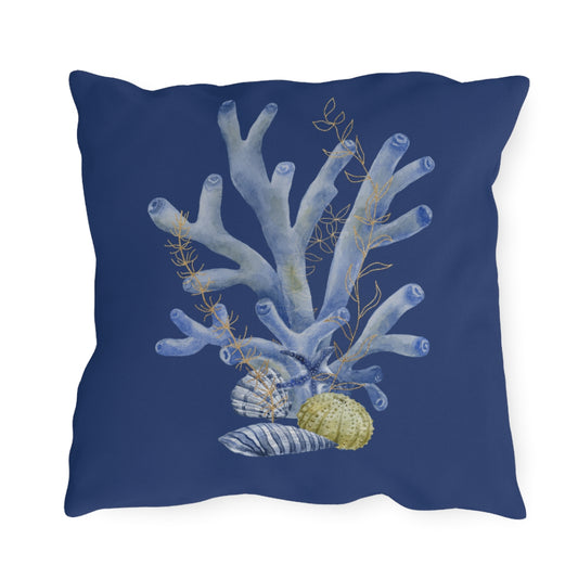 Coastal Outdoor Throw Pillow Collection – Beach House Patio Decor