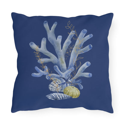 Coastal Outdoor Throw Pillow Collection – Beach House Patio Decor