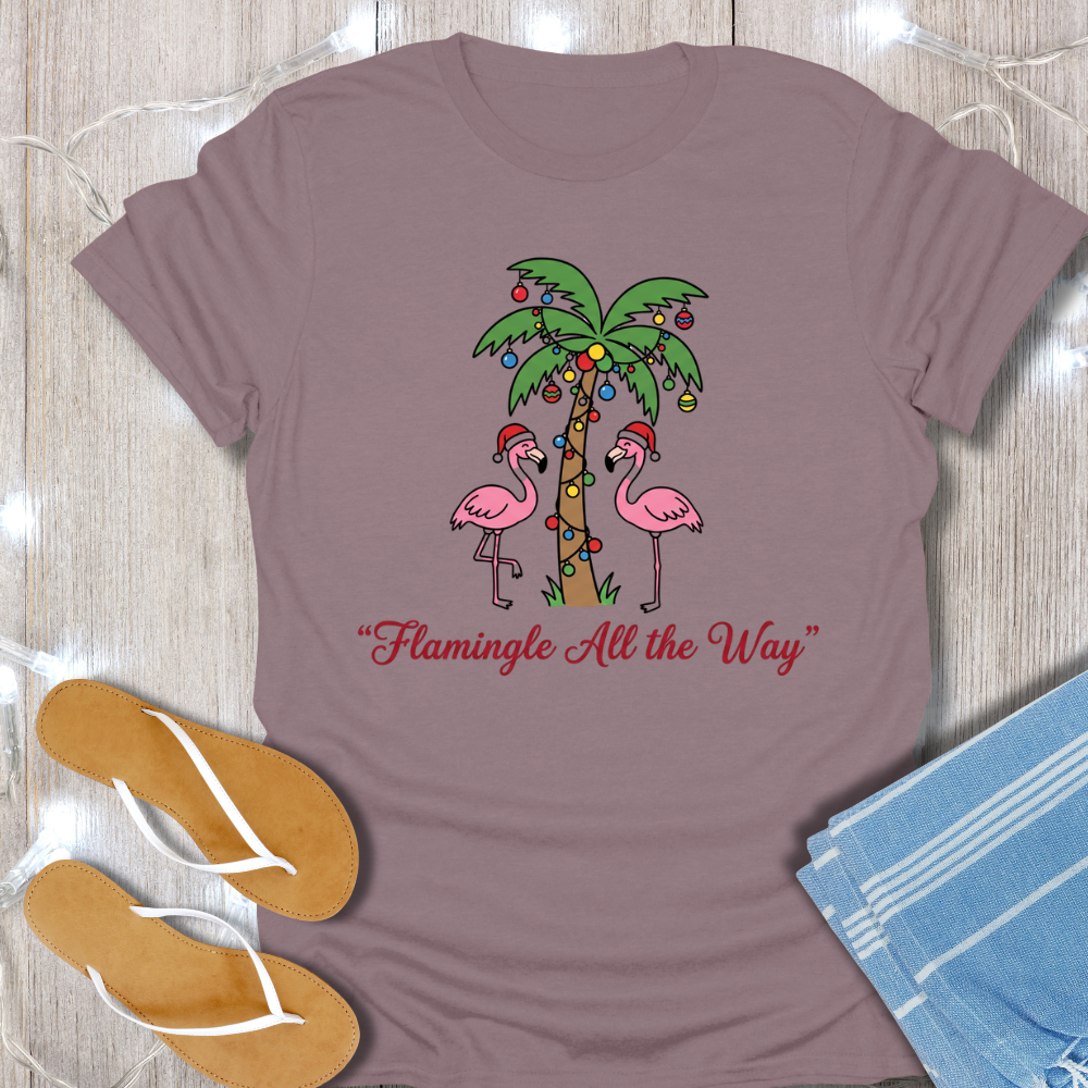 FLAMINGLE ALL THE WAY TEE