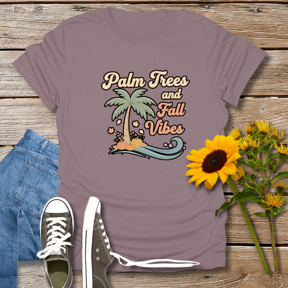 PALM TREES & FALL VIBES TEE