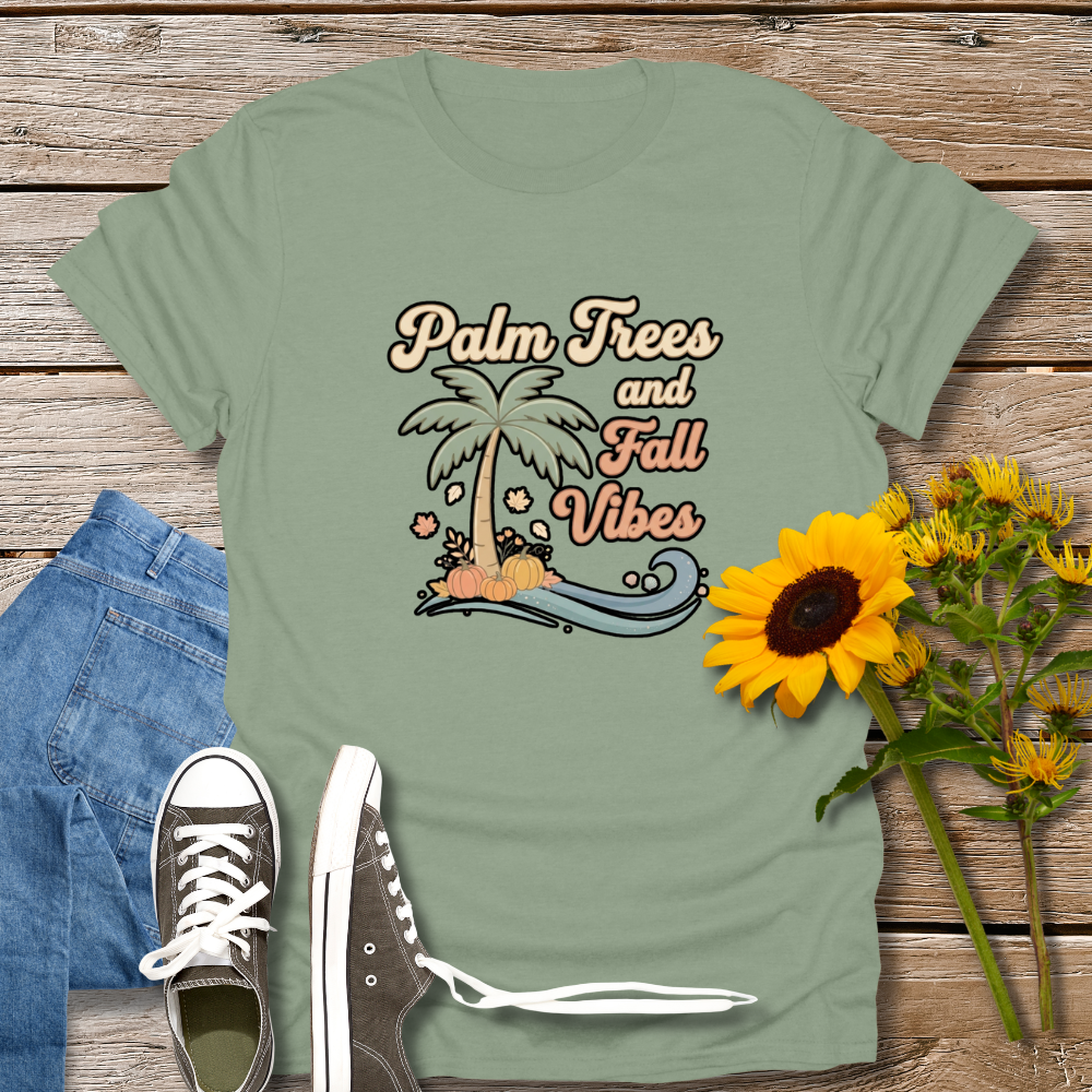 PALM TREES & FALL VIBES TEE