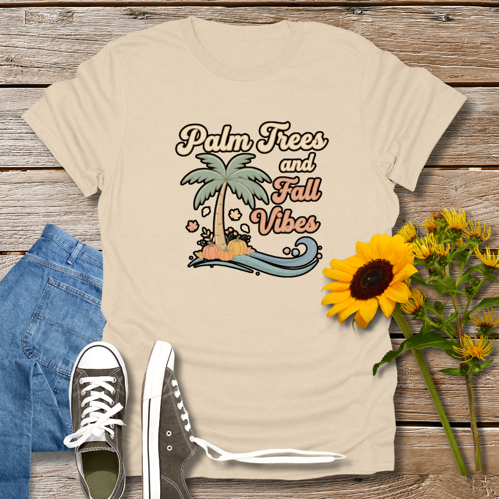 PALM TREES & FALL VIBES TEE
