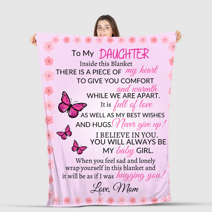 Daughter Gifts| To My Daughter Blanket from Mom