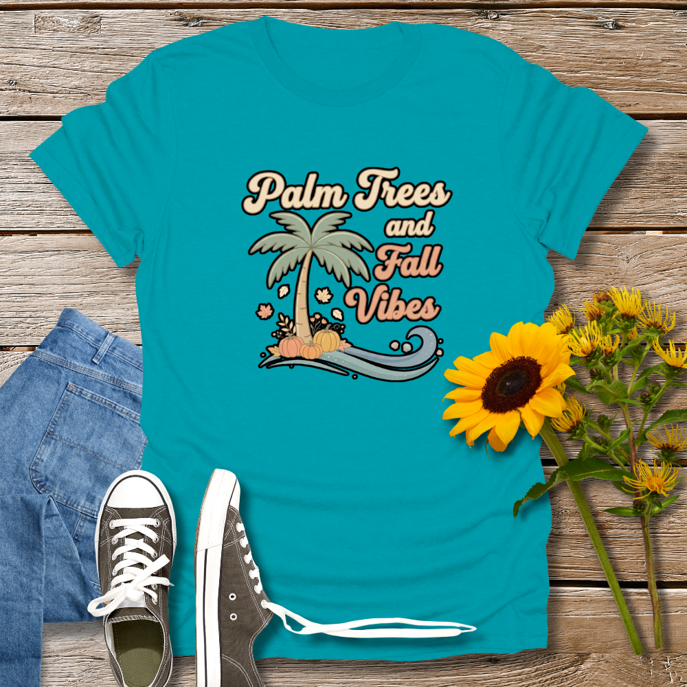 PALM TREES & FALL VIBES TEE