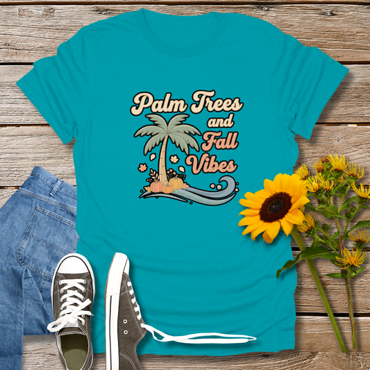 PALM TREES & FALL VIBES TEE