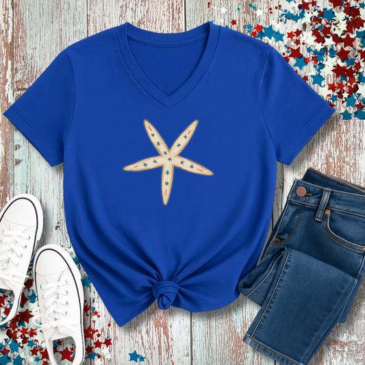PATRIOTIC V-NECK