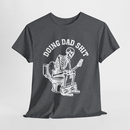 Hilarious dad skeleton shirt on toilet Father’s Day gift 