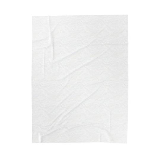Custom Coastal Velveteen Blanket – Elegant Gift