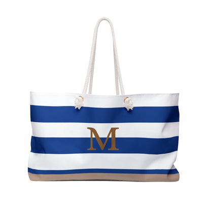 Personalized Oversized Beach Tote Bag – Custom Monogram
