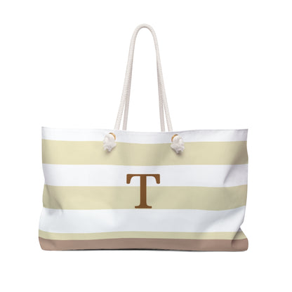 Personalized Oversized Beach Tote Bag – Custom Monogram