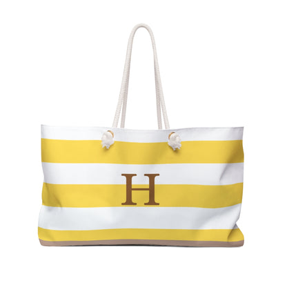 Personalized Oversized Beach Tote Bag – Custom Monogram