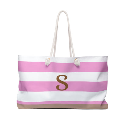 Personalized Oversized Beach Tote Bag – Custom Monogram