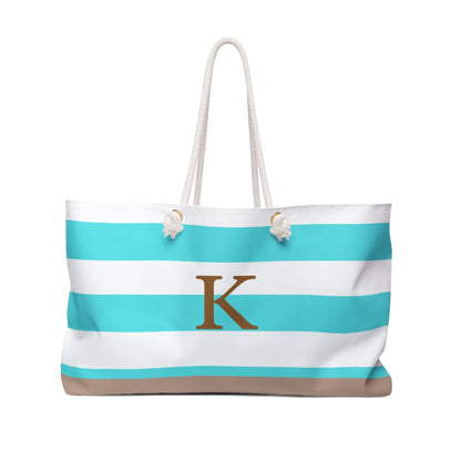 Personalized Oversized Beach Tote Bag – Custom Monogram