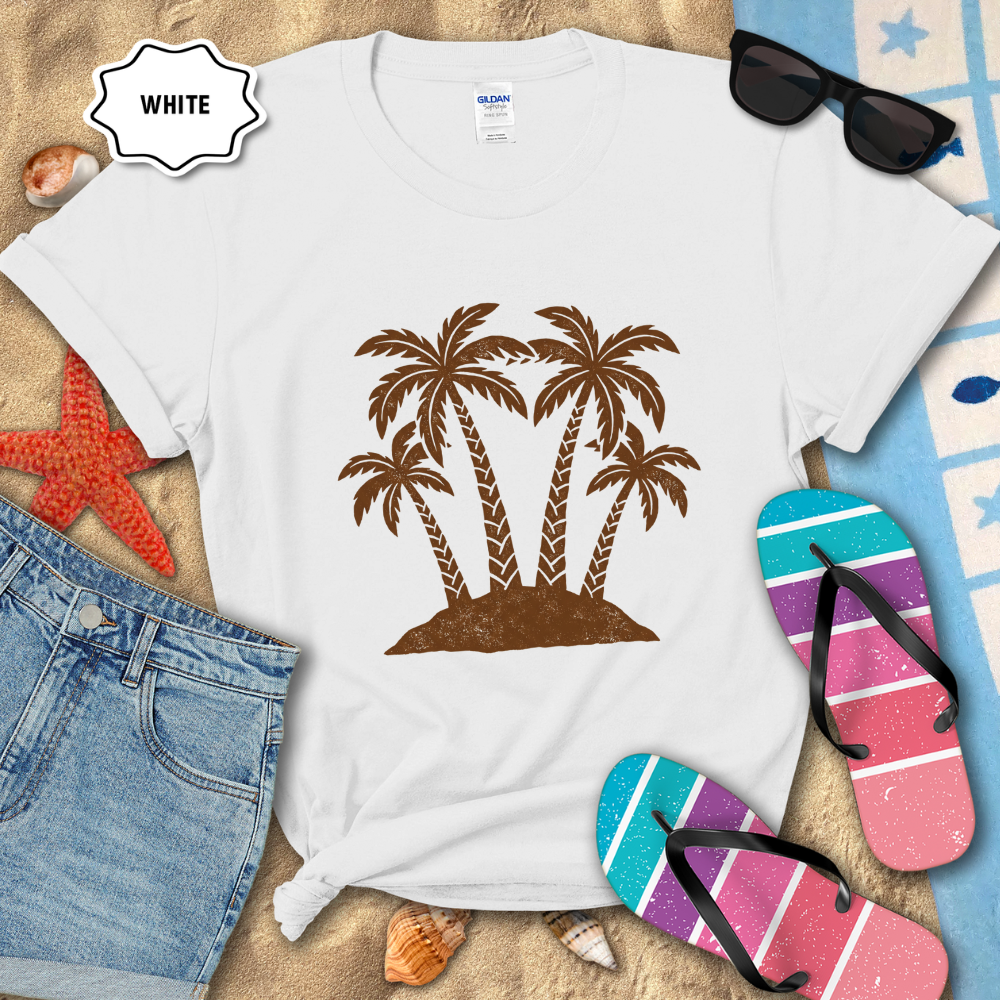 ISLAND PALM TREES TEE