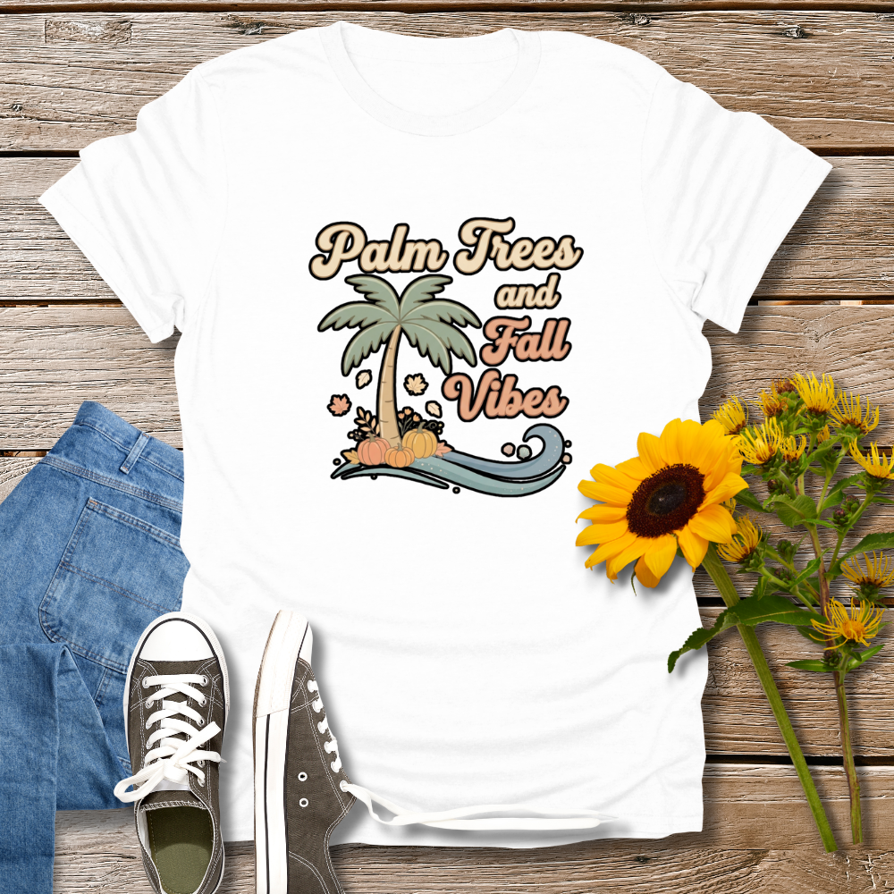 PALM TREES & FALL VIBES TEE