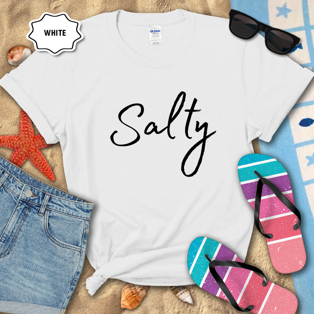 SALTY SCRIPT TEE