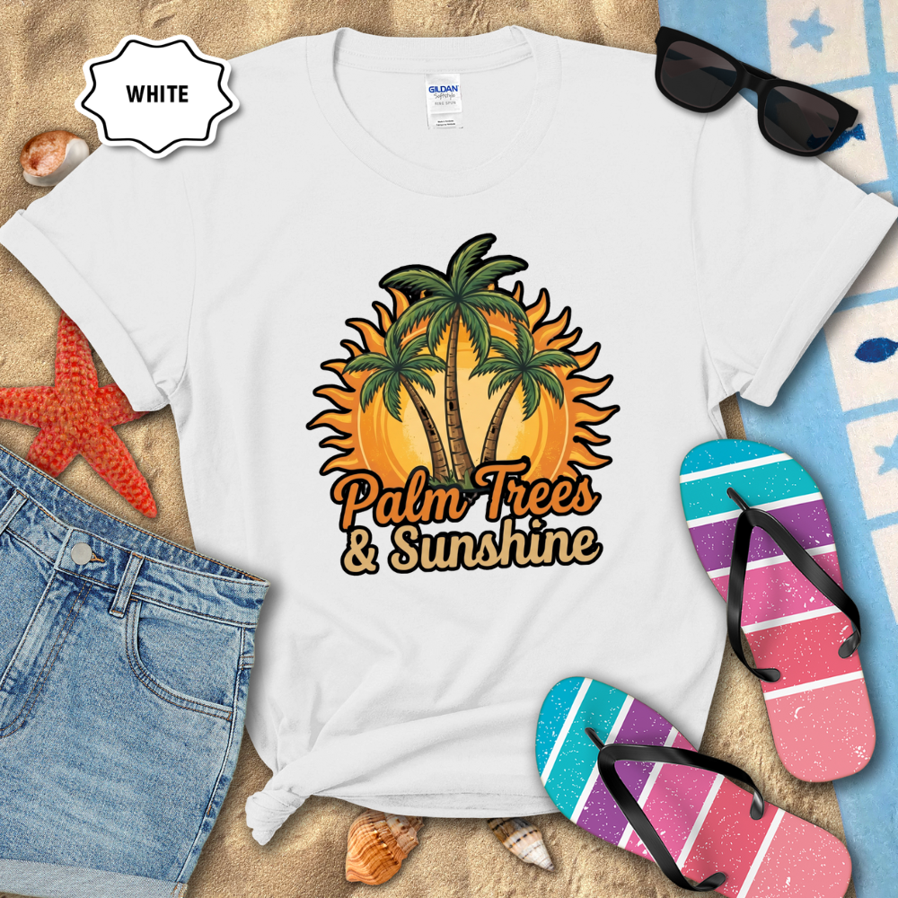 PALM TREES & SUNSHINE TEE