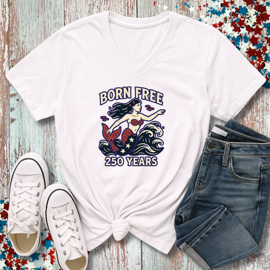 BORN FREE MERMAID V-NECK