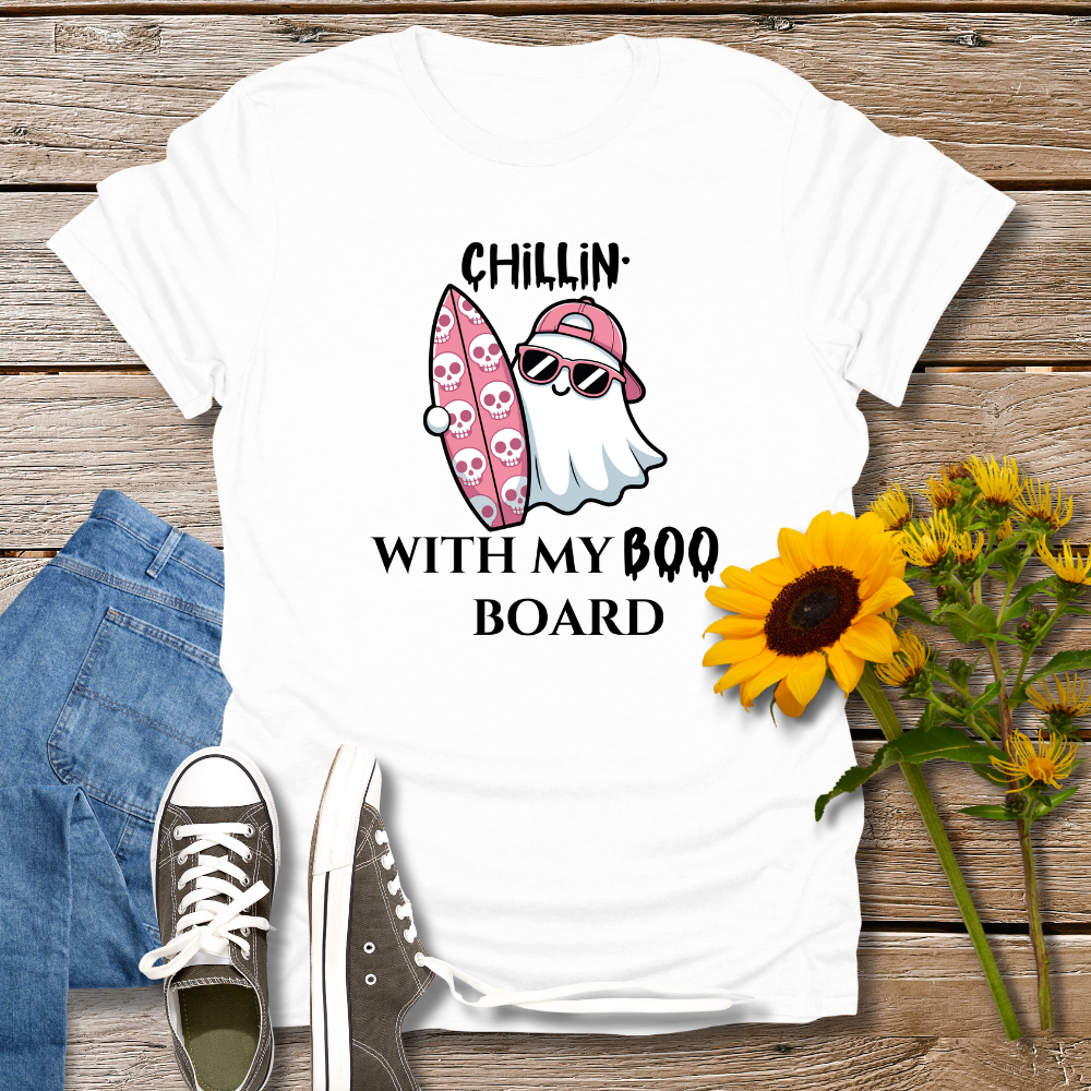 CHILLIN" BOO BOARD TEE
