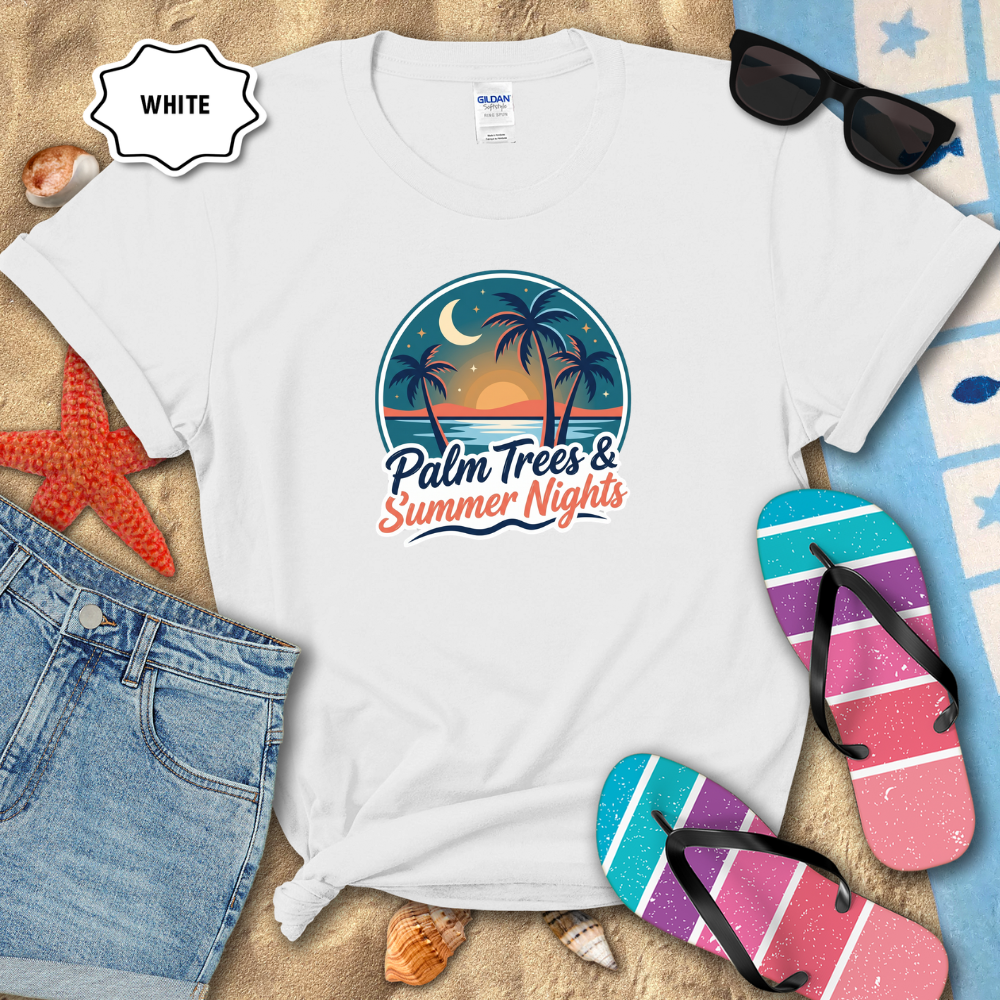 PALM TREES & SUMMER NIGHTS TEE
