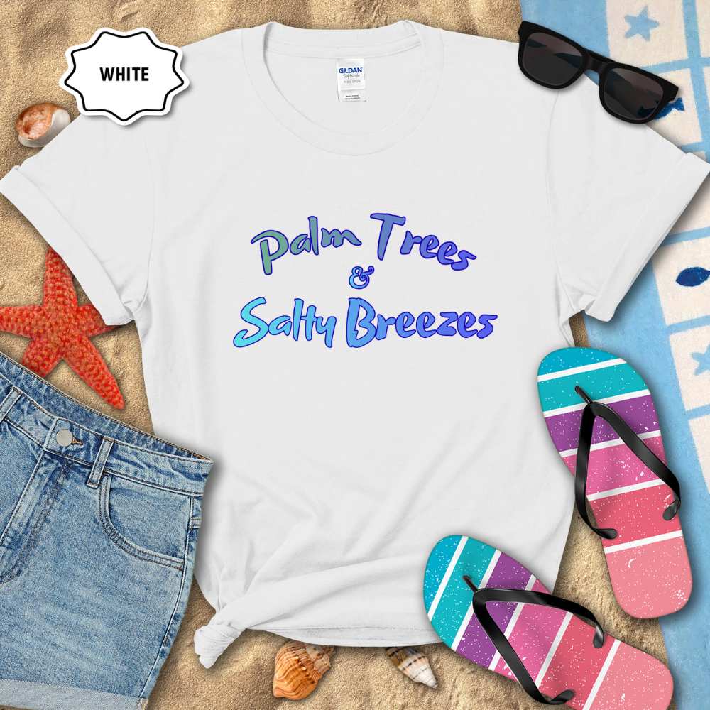 PALM TREES & SALTY BREEZES TEE