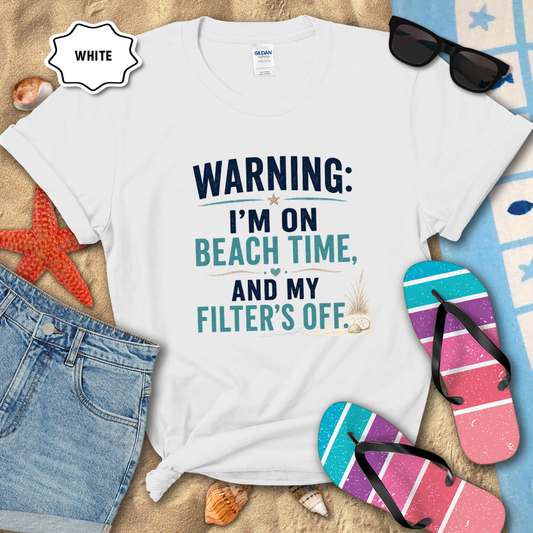 BEACH TIME FILTER'S OFF TEE