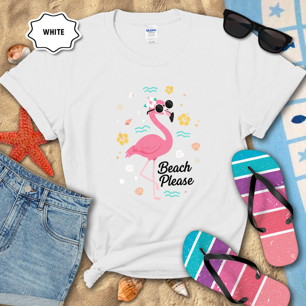 FLAMINGO BEACH PLEASE TEE